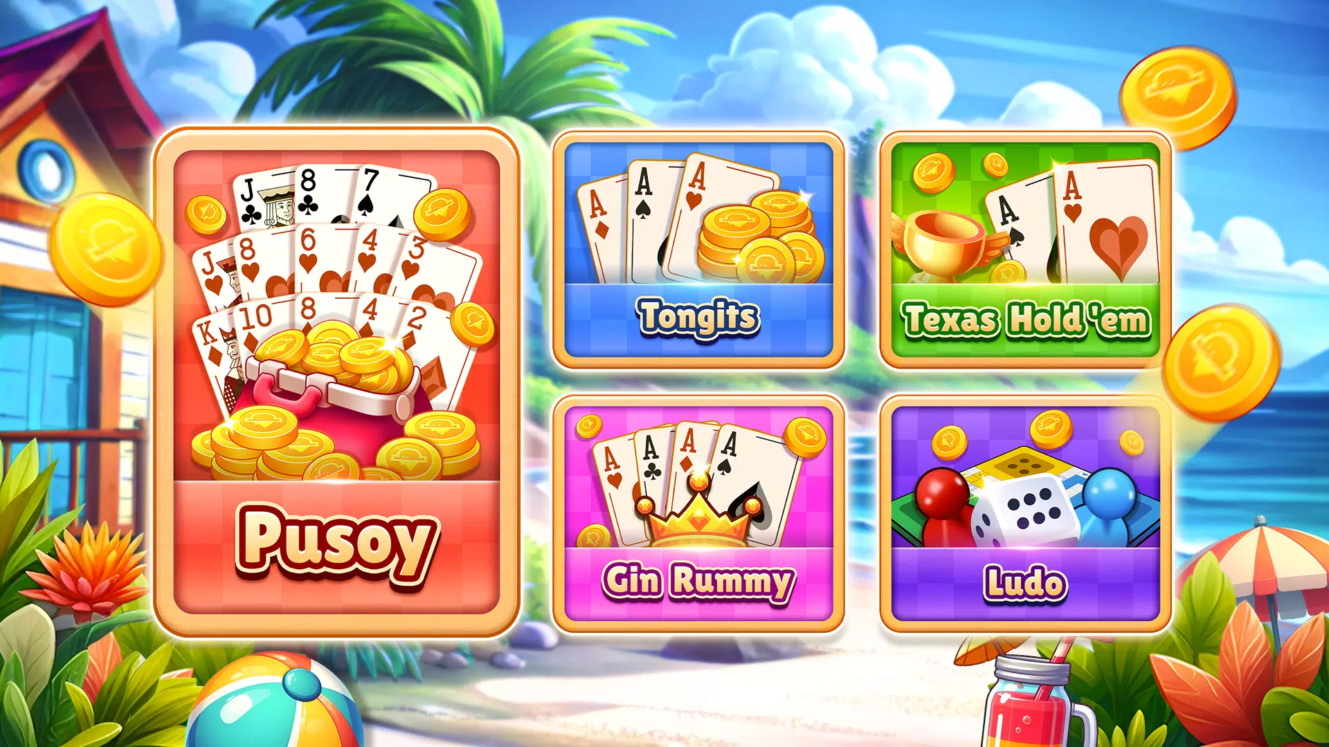 Pusoy Club Offline Скриншот 1