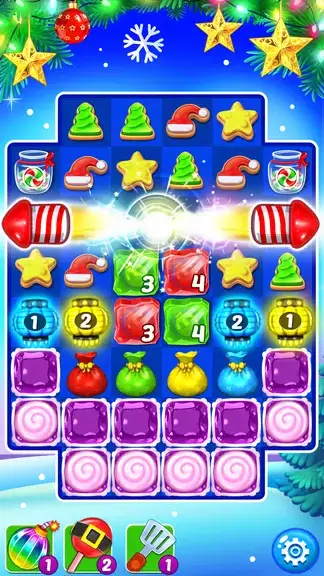 Christmas Cookie: Match 3 Game Скриншот 4