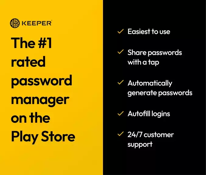 Keeper Password Manager Скриншот 1