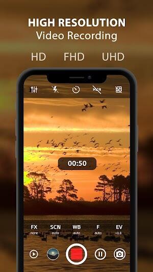 Schermata ProCam X Mod 2