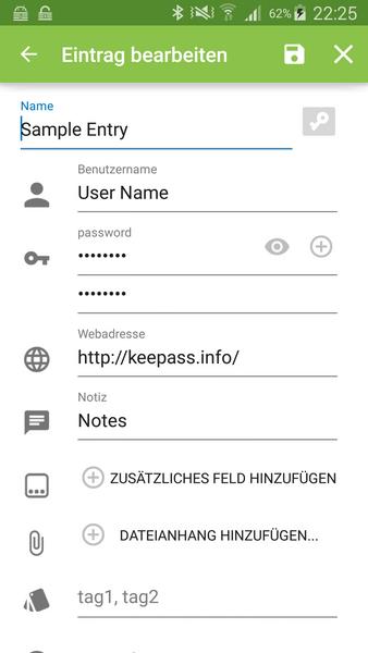 Keepass2Android Скриншот 1