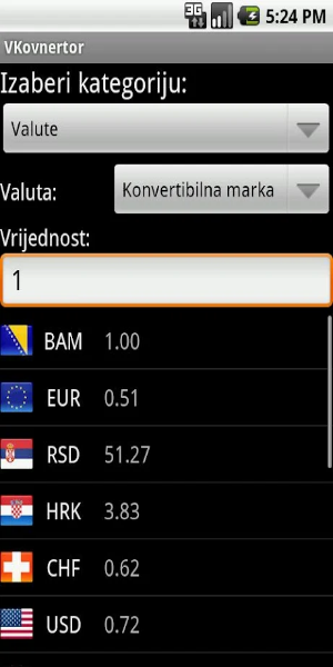 VKonvertor - konvertor valuta應用截圖第2張