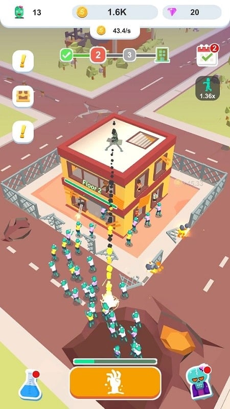 Idle Zombie Army Ảnh chụp màn hình 3