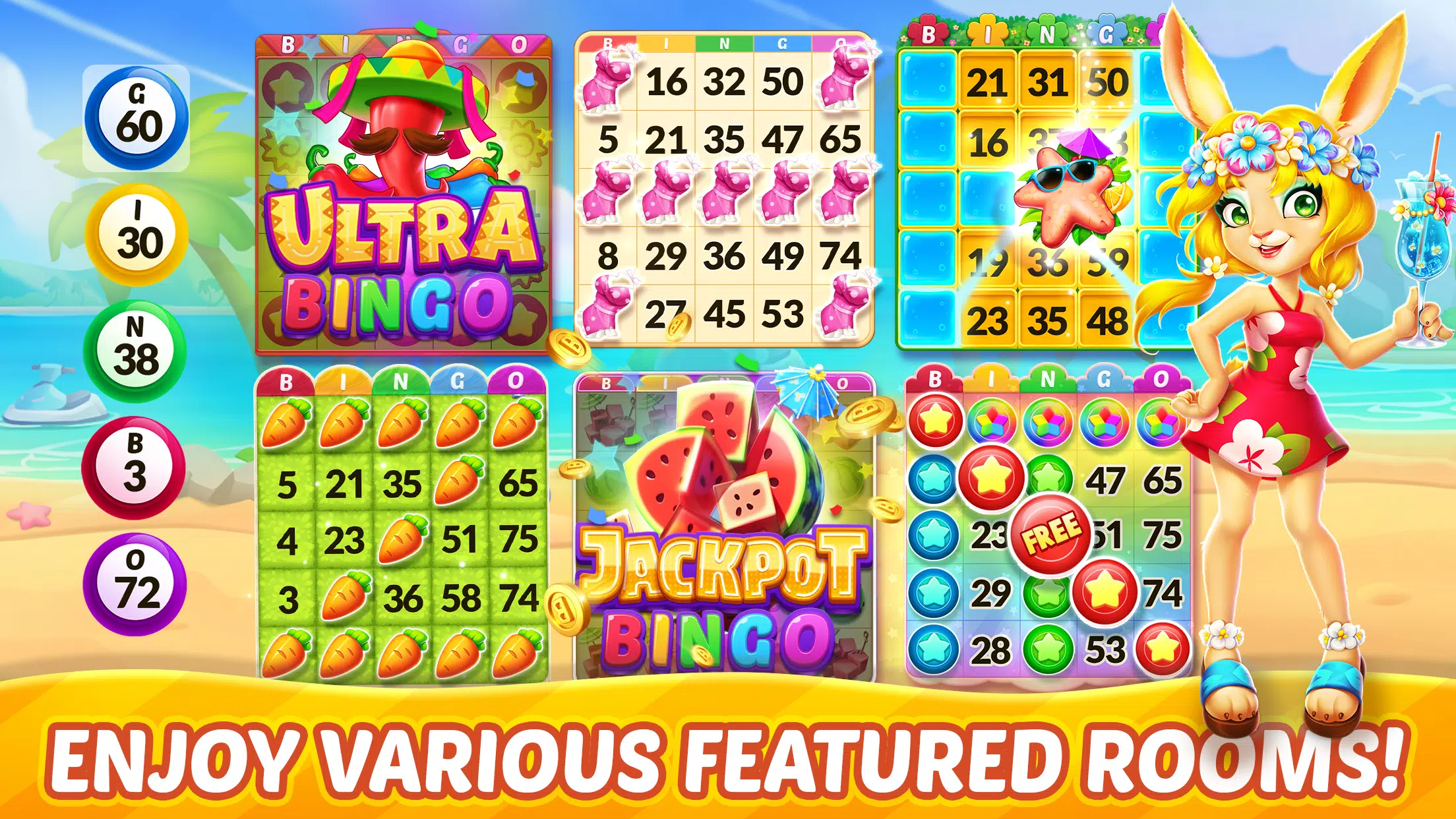 Bingo Aloha Скриншот 2