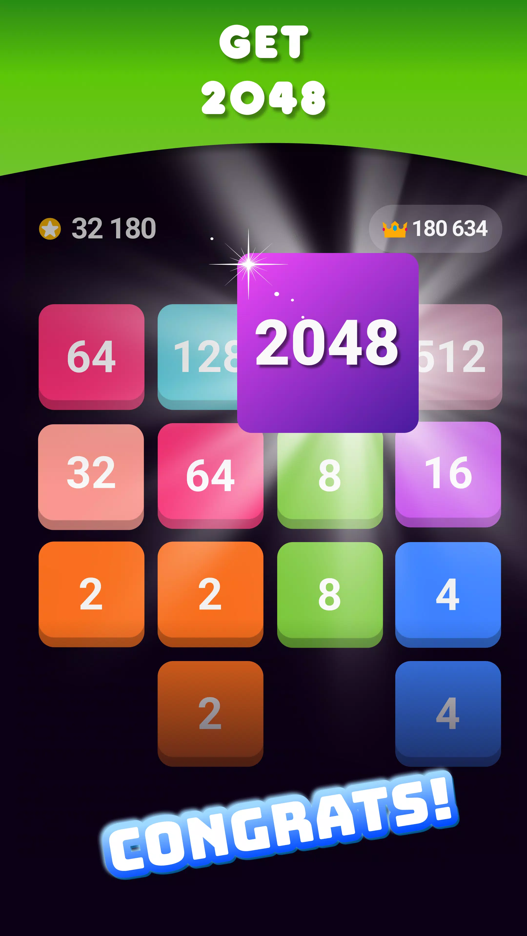 2048: Puzzle Game! Merge Block ภาพหน้าจอ 2