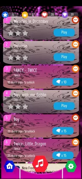 k-pop Magic Game Piano Tiles 2 Скриншот 3