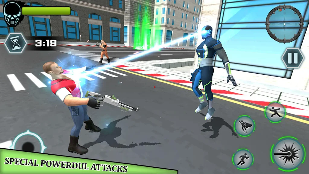Superhero: Monster City Battle Captura de pantalla 2