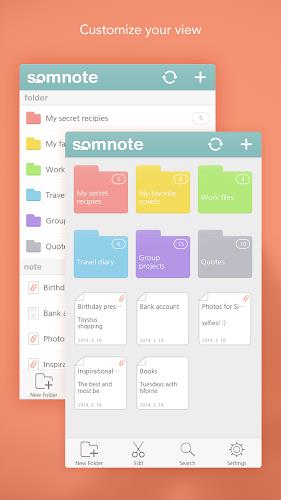 SomNote - Beautiful note app Скриншот 1