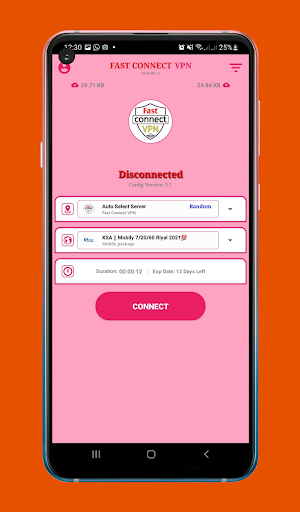 Fast Connect VPN Скриншот 2
