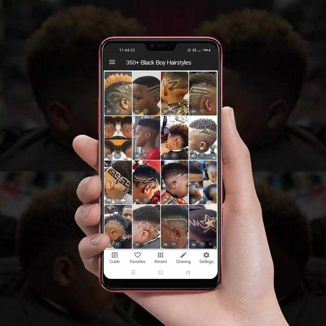 350+ Black Boy Hairstyles應用截圖第1張