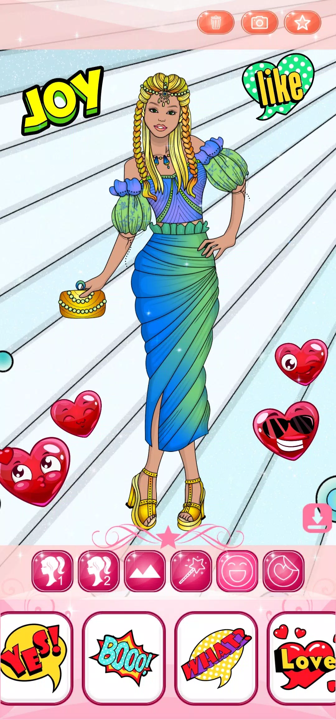 Dress Up Games & Coloring Book Скриншот 3