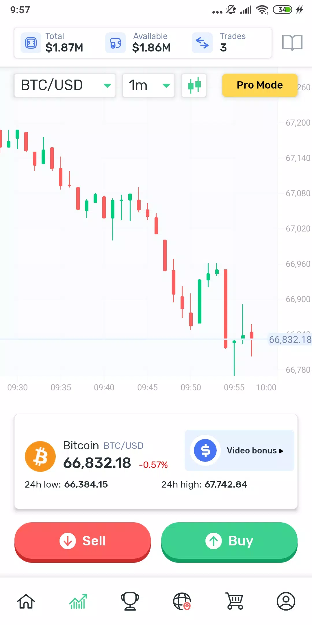 Cryptomania —Trading Simulator スクリーンショット 2