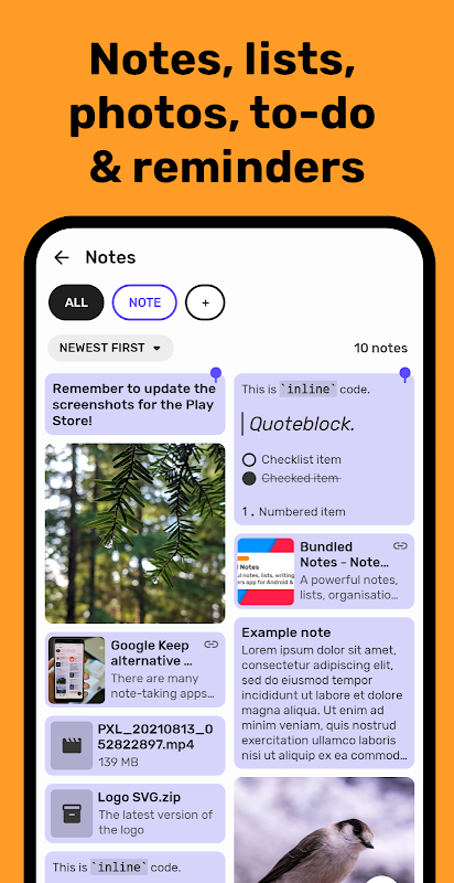 Bundled Notes - Lists, To-do 스크린샷 3