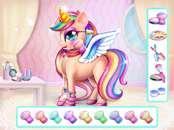 Unicorn Dress up Girls Game Tangkapan skrin 4