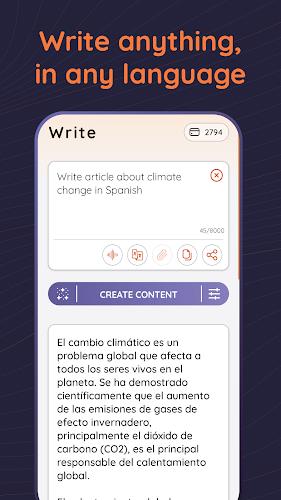 AI Chat & AI Writer - Genie ဖန်သားပြင်ဓာတ်ပုံ 4