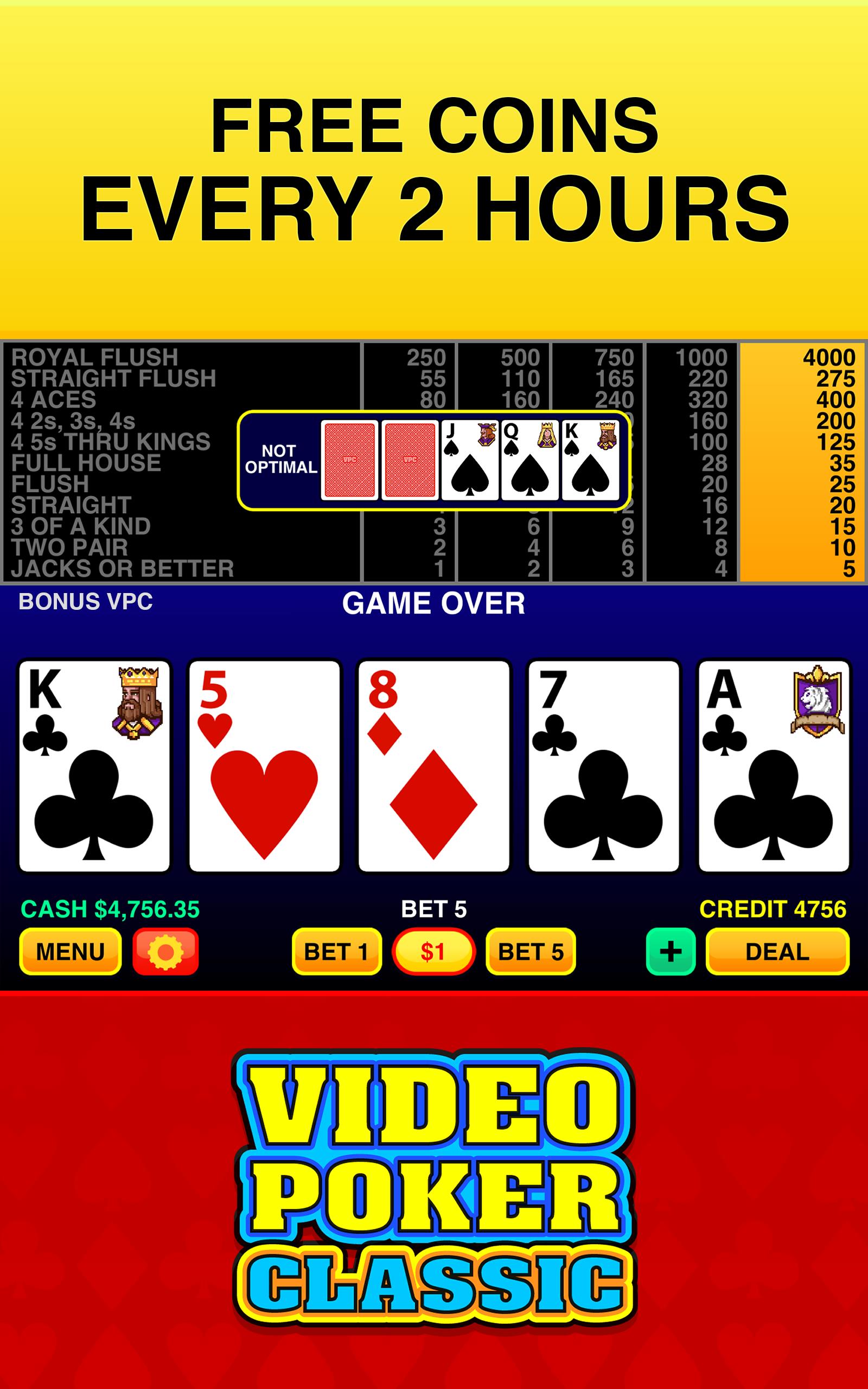 Video Poker Classic ® Скриншот 4
