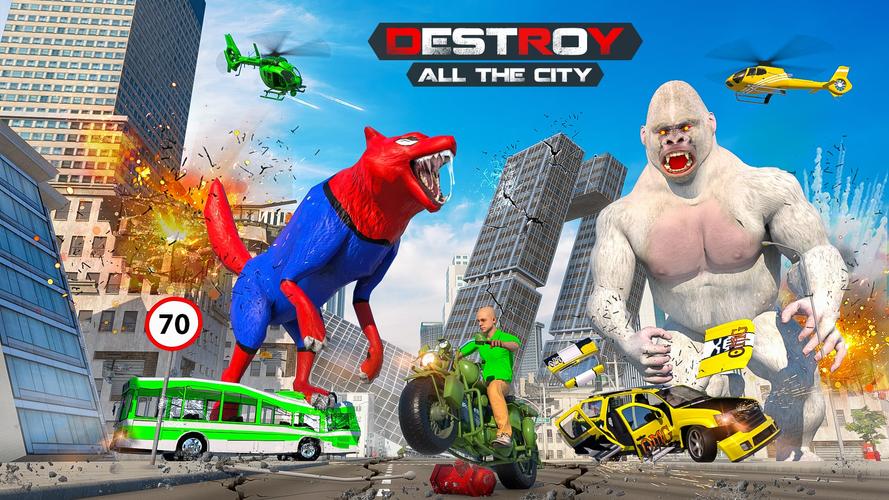 Giant Gorilla Bigfoot Monster Скриншот 2