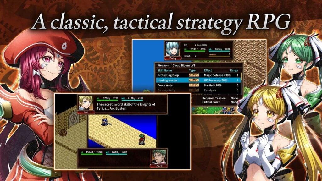 Kemco lascia cadere un nuovo gioco di ruolo tattico pieno di magia e mistero