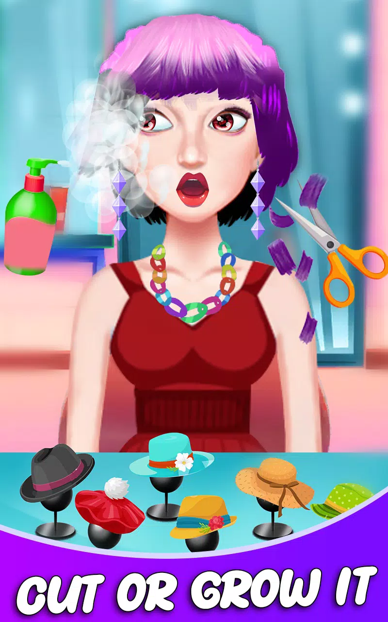 Fashion Girls Hair Salon Games Скриншот 3