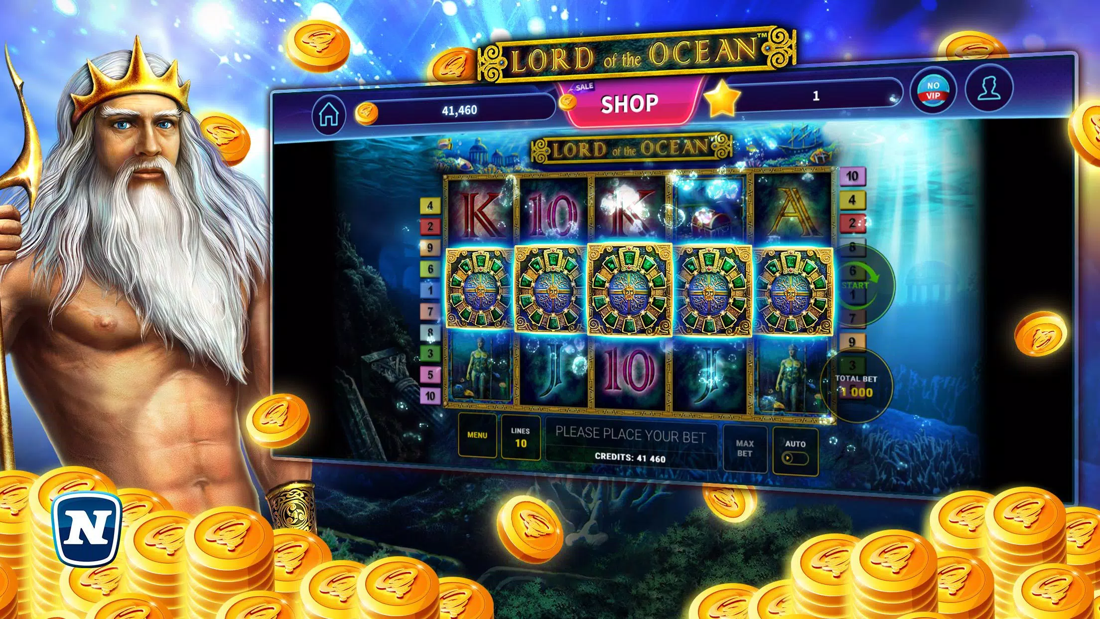Lord of the Ocean™ Slot Скриншот 3