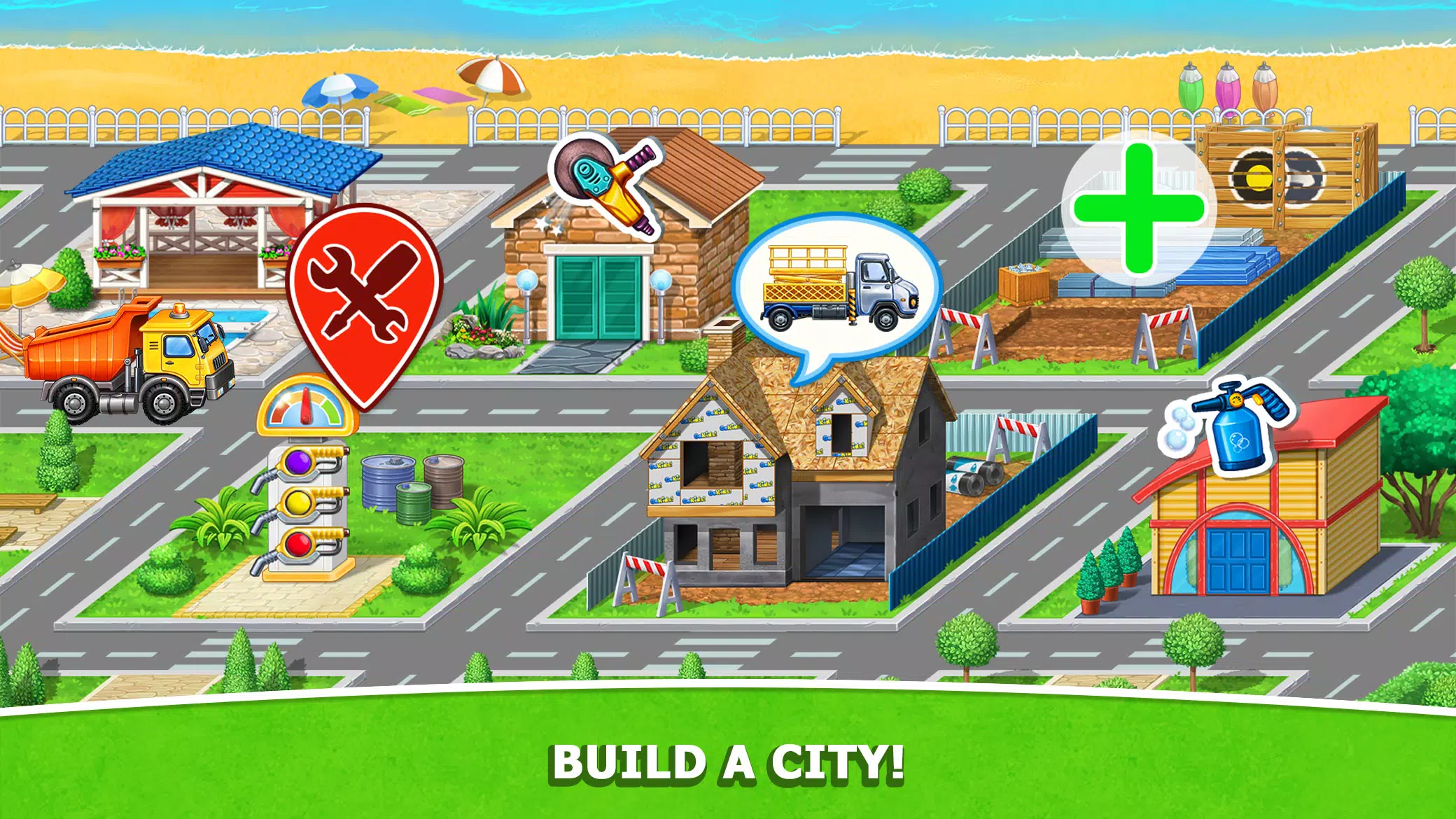 Kids Truck: City Builder Games應用截圖第1張