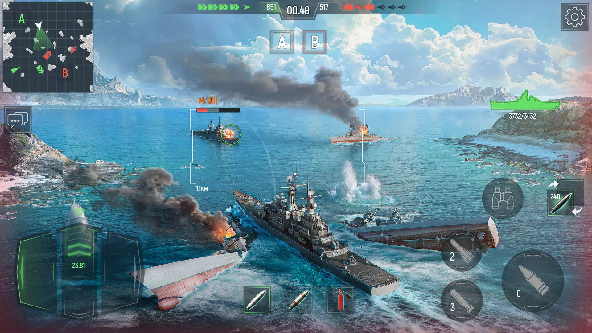 Force of Warships Скриншот 2