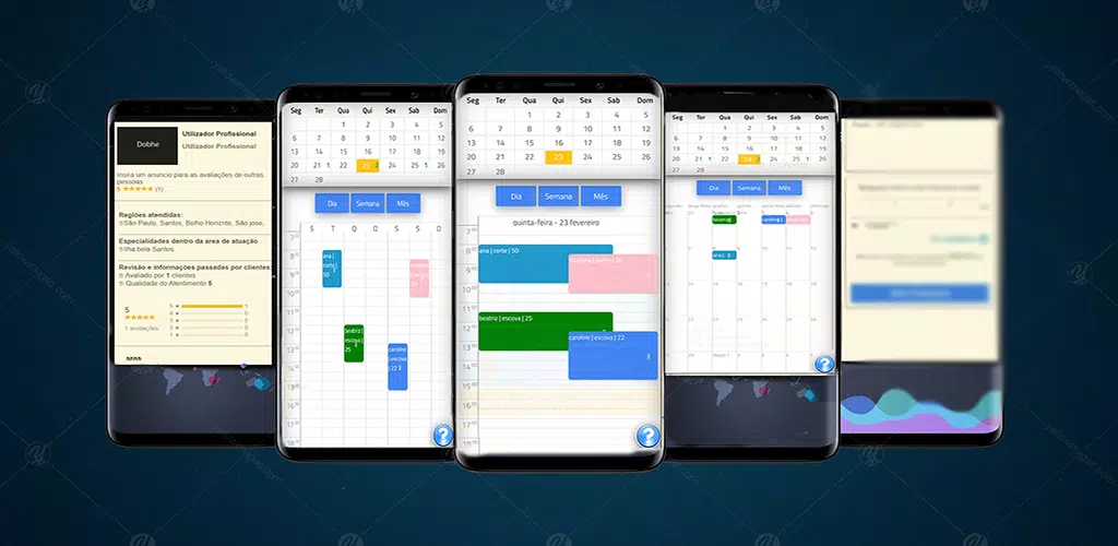 Beauty Salon Schedule 스크린샷 1