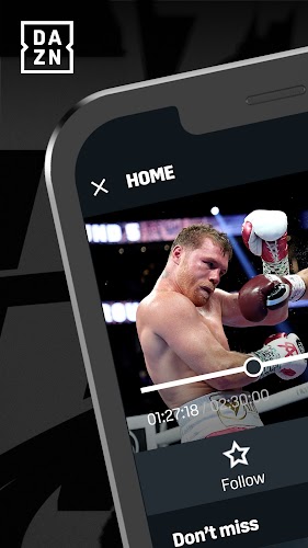 DAZN - Watch Live Sports स्क्रीनशॉट 1