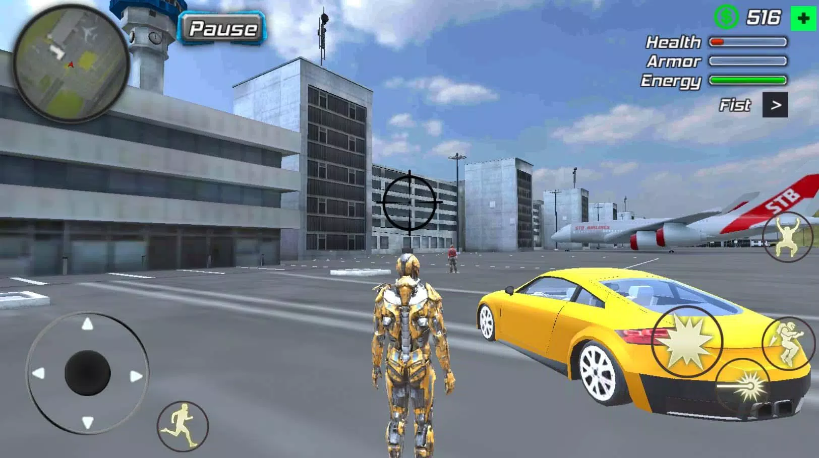 Super Crime Iron Hero Robot Скриншот 4