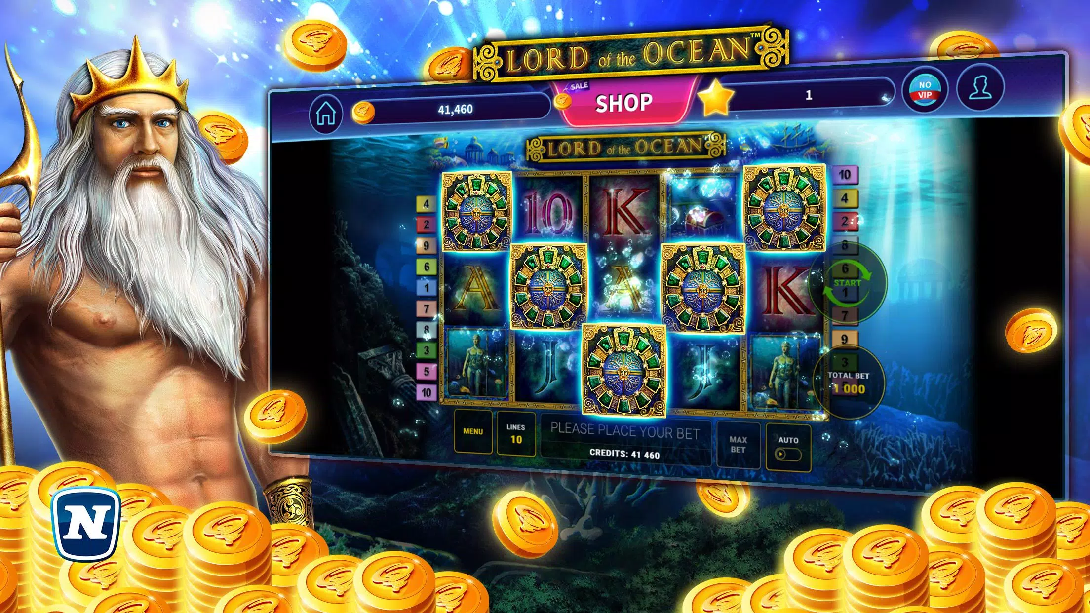 Lord of the Ocean™ Slot Скриншот 1