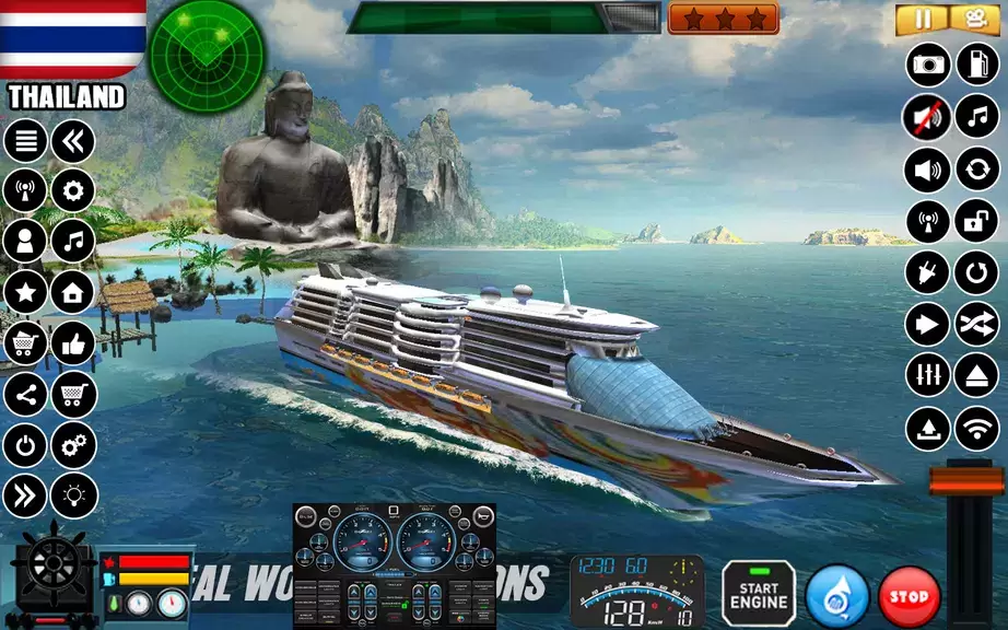 Big Cruise Ship Simulator Tangkapan skrin 3