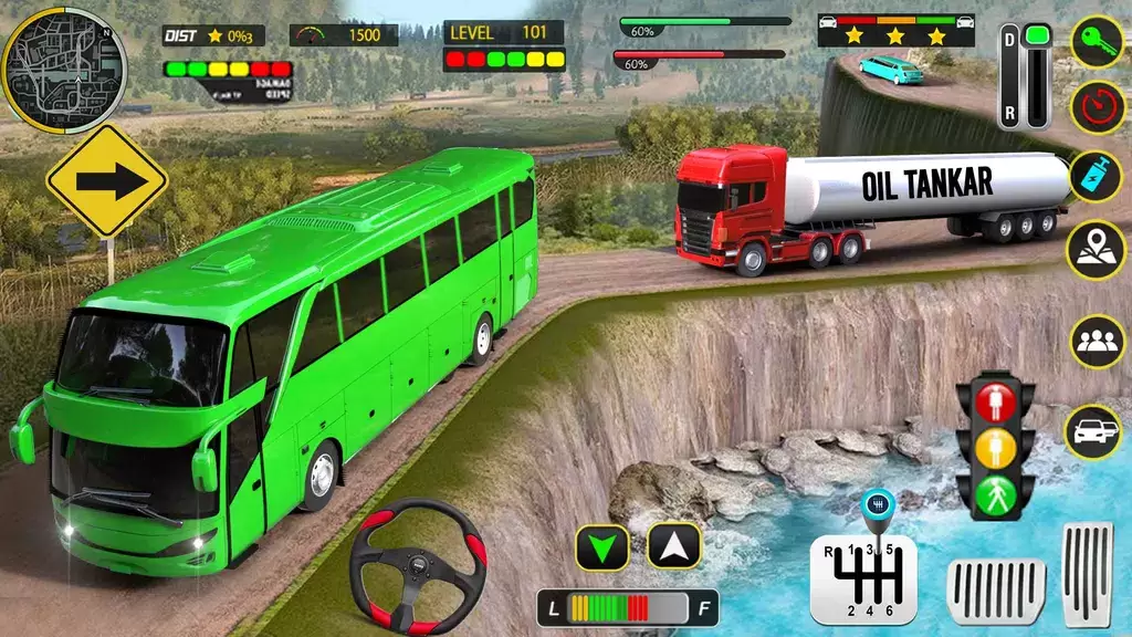 Coach Bus 3D Driving Games Tangkapan skrin 4