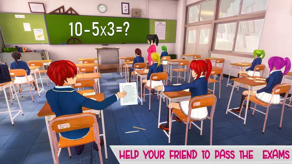 Anime High School Life應用截圖第2張