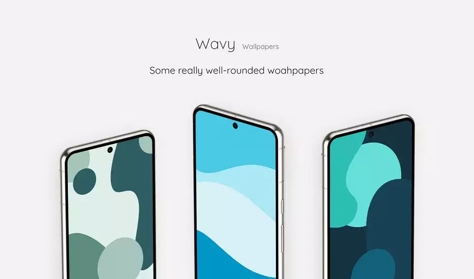 Wavy Wallpapers Captura de pantalla 1