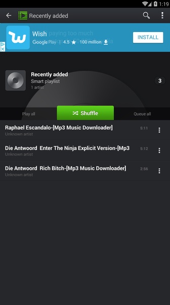 PlayerPro Music Player Скриншот 3