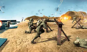 D-Day World War 2 Army Games ဖန်သားပြင်ဓာတ်ပုံ 1