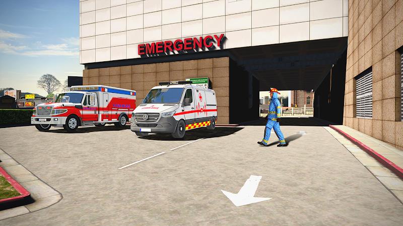 Hospital Driver Ambulance Game Скриншот 4