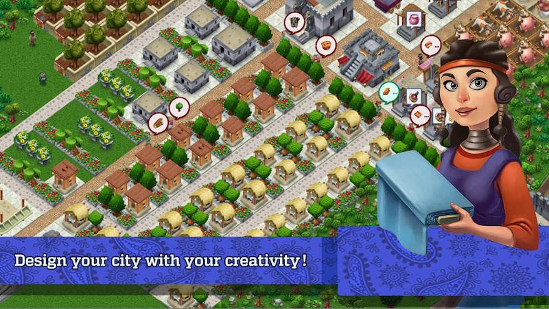 Townscapes: Farm&City Building Captura de tela 1
