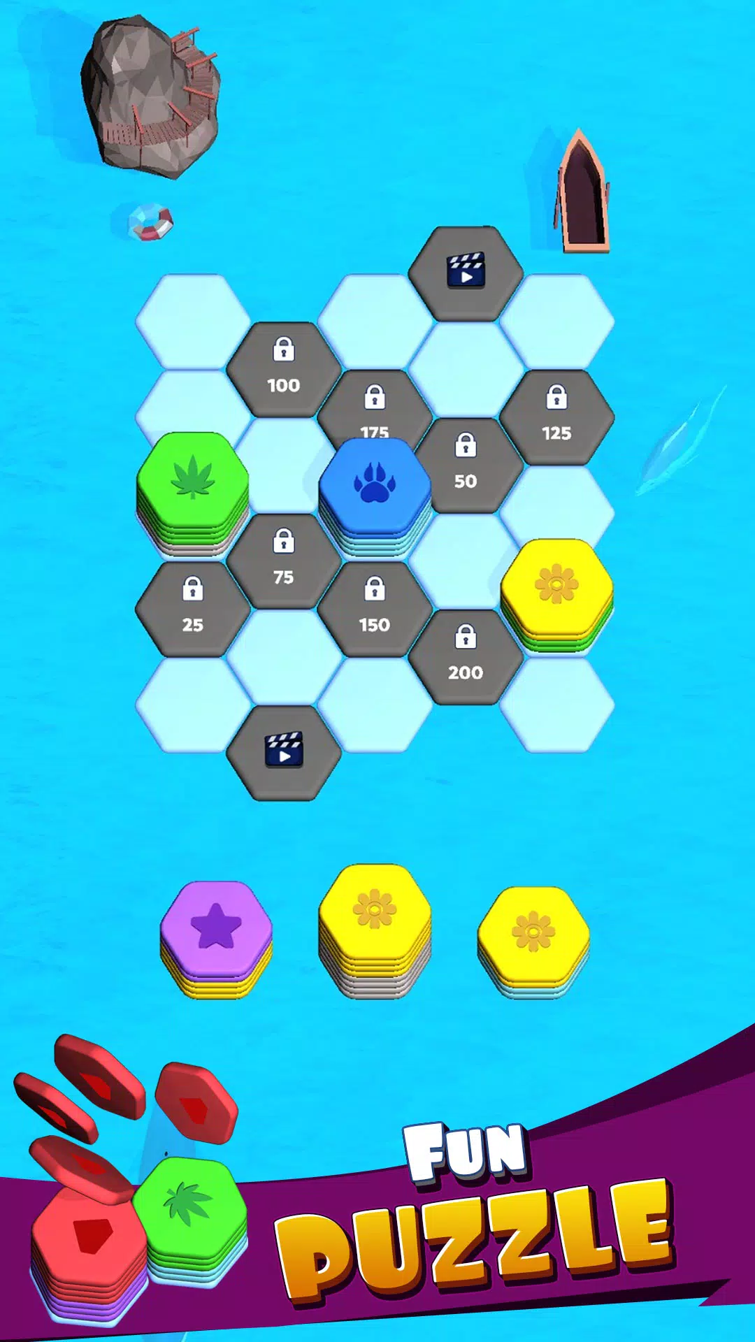 Hexa Merge Sort Block Puzzle应用截图第1张