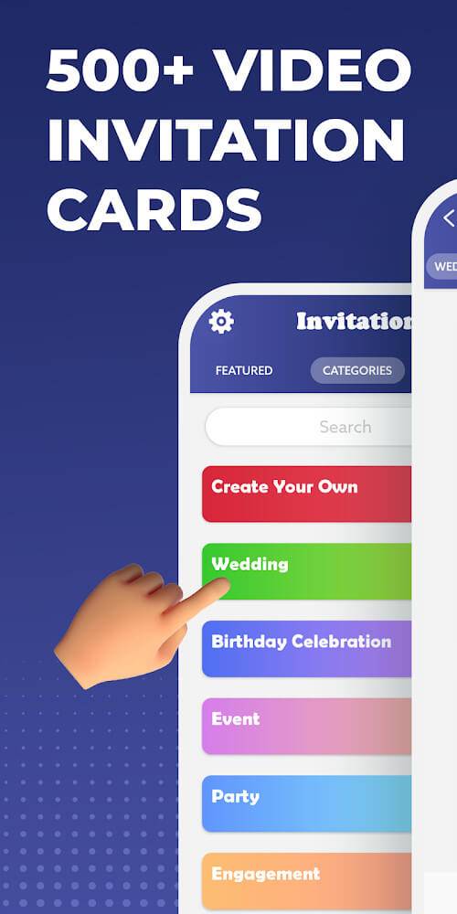 Video Invitation Maker Скриншот 1