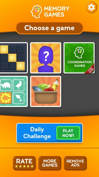 Train your Brain - Memory Games Скриншот 2