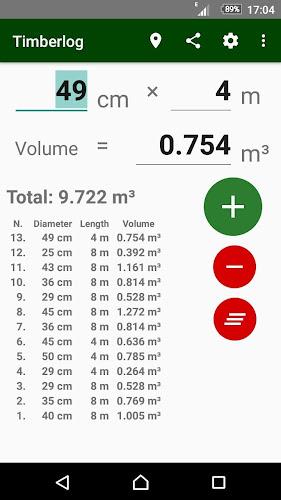 Timberlog - Timber calculator स्क्रीनशॉट 3