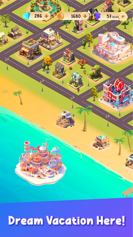 Merge Island - Dream Town Game Скриншот 4