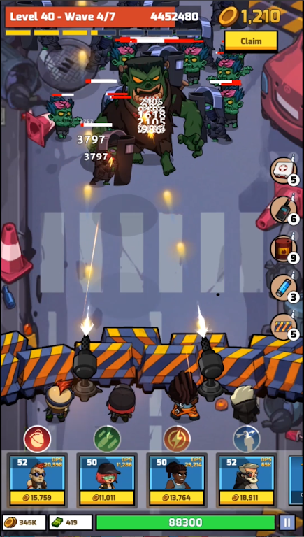 Idle Zombie Defence ဖန်သားပြင်ဓာတ်ပုံ 2