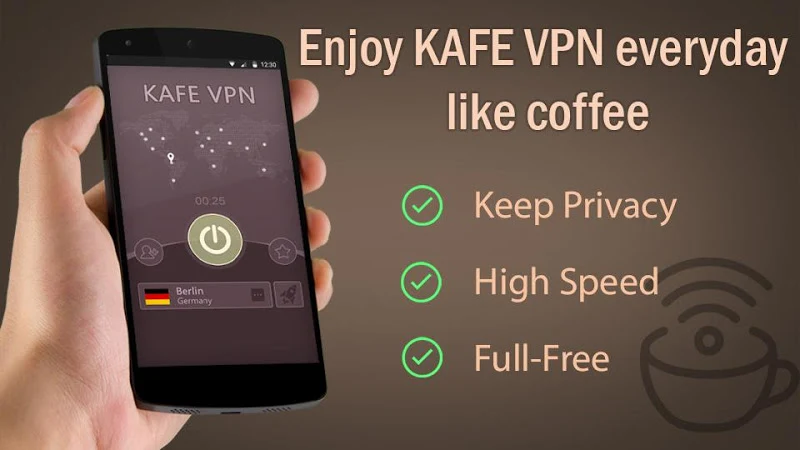 KAFE VPN - Fast & Secure VPN スクリーンショット 1