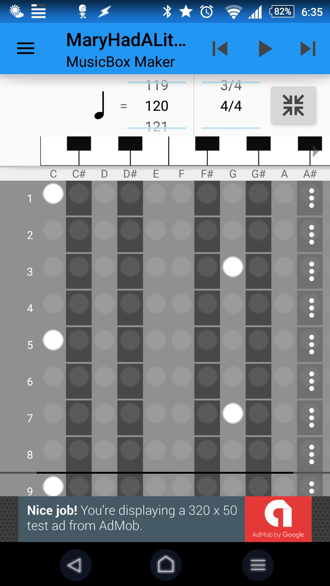 Schermata MusicBox Maker 1