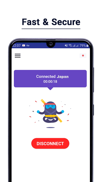Ninja VPN – Faster, Safer Internet Zrzut ekranu 3