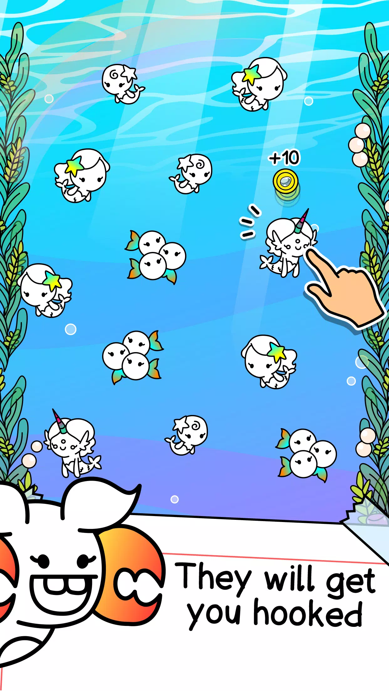 Mermaid Evolution: Merge Game應用截圖第2張
