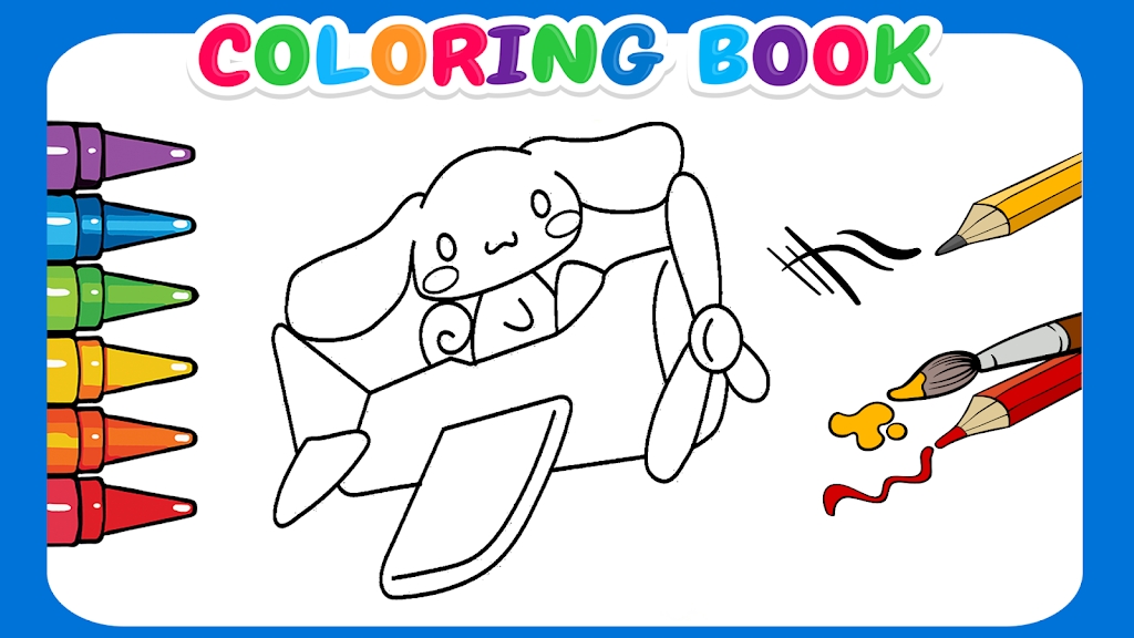 Cute Cinnamoroll coloring book應用截圖第3張