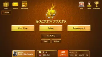 Golden Poker Скриншот 2